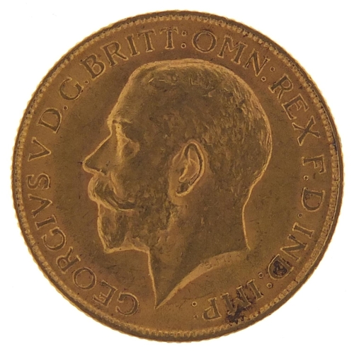 468 - George V 1913 gold sovereign - this lot is sold without buyer’s premium, the hammer price is the pri... 