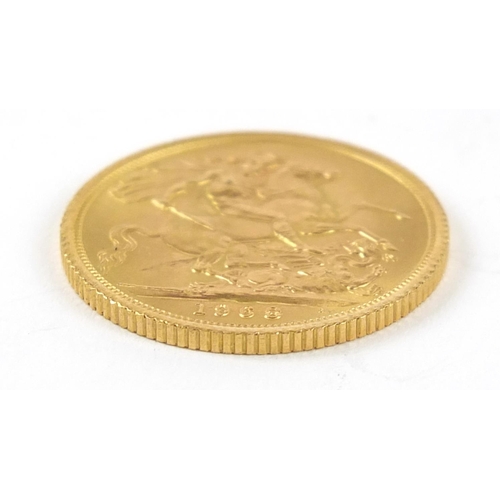 465 - Elizabeth II 1968 gold sovereign - this lot is sold without buyer’s premium, the hammer price is the... 