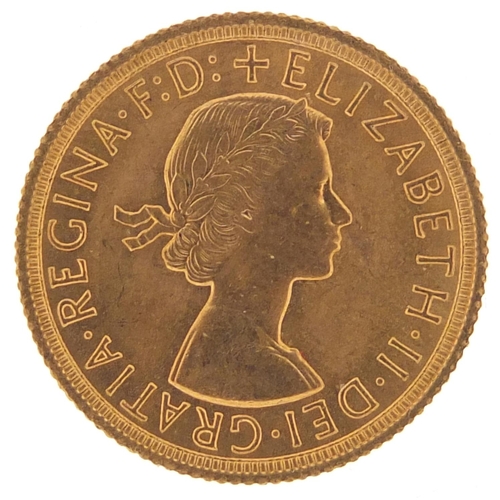 333 - Elizabeth II 1958 gold sovereign - this lot is sold without buyer’s premium, the hammer price is the... 