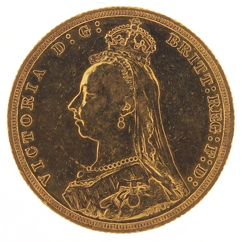 459 - Queen Victoria Jubilee Head 1892 gold sovereign, Sydney mint - this lot is sold without buyer’s prem... 