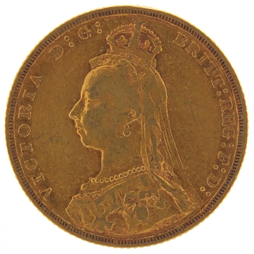 440 - Queen Victoria Jubilee Head 1892 gold sovereign, Melbourne mint - this lot is sold without buyer’s p... 