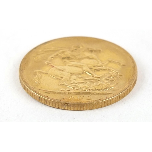 362 - Queen Victoria Jubilee Head 1892 gold sovereign - this lot is sold without buyer’s premium, the hamm... 