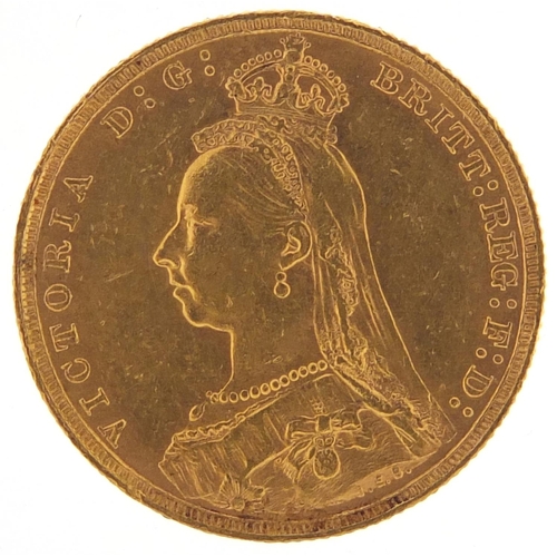 372 - Queen Victoria Jubilee Head 1890 gold sovereign - this lot is sold without buyer’s premium, the hamm... 