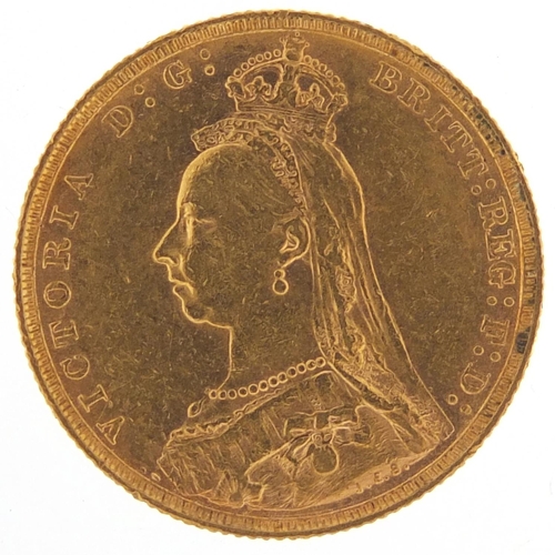 368 - Queen Victoria Jubilee Head 1890 gold sovereign - this lot is sold without buyer’s premium, the hamm... 