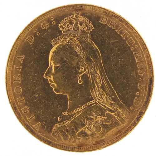 405 - Queen Victoria Jubilee Head 1890 gold sovereign - this lot is sold without buyer’s premium, the hamm... 