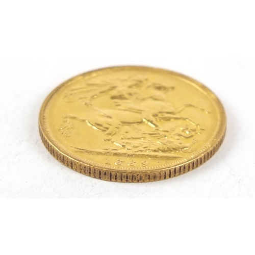 407 - Queen Victoria Jubilee Head 1889 gold sovereign, Melbourne mint - this lot is sold without buyer’s p... 