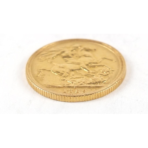 311 - Queen Victoria Jubilee Head 1889 gold sovereign, Sydney mint - this lot is sold without buyer’s prem... 