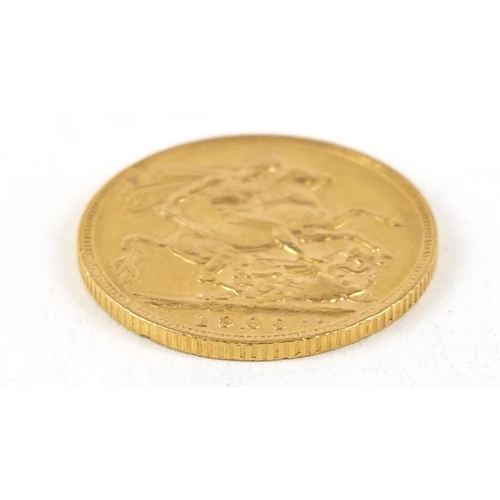 339 - Queen Victoria 1900 gold sovereign - this lot is sold without buyer’s premium, the hammer price is t... 