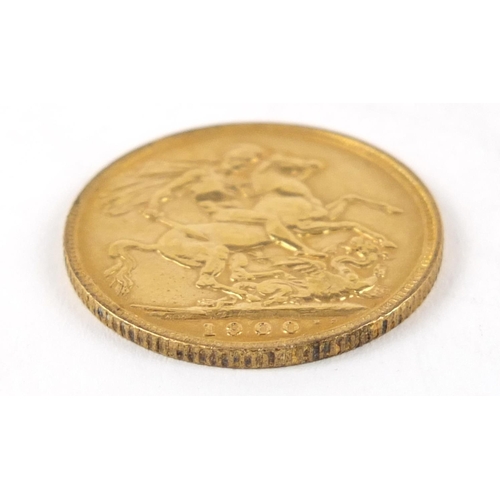 351 - Queen Victoria 1900 gold sovereign - this lot is sold without buyer’s premium, the hammer price is t... 
