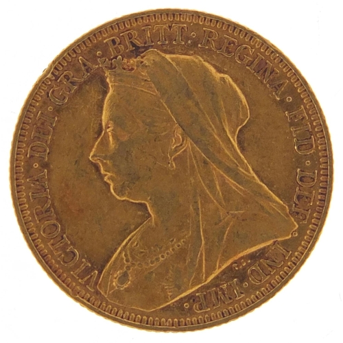 415 - Queen Victoria 1895 gold sovereign, Melbourne mint - this lot is sold without buyer’s premium, the h... 