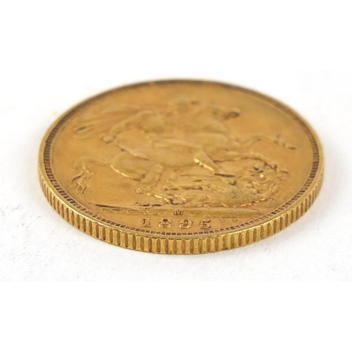 415 - Queen Victoria 1895 gold sovereign, Melbourne mint - this lot is sold without buyer’s premium, the h... 