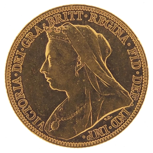 423 - Queen Victoria 1894 gold sovereign - this lot is sold without buyer’s premium, the hammer price is t... 