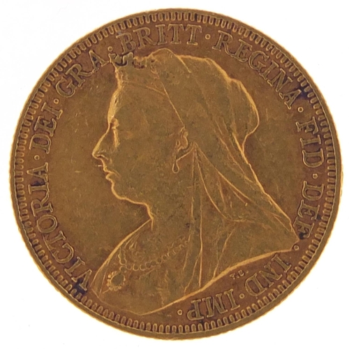 435 - Queen Victoria 1894 gold sovereign, Sydney mint - this lot is sold without buyer’s premium, the hamm... 