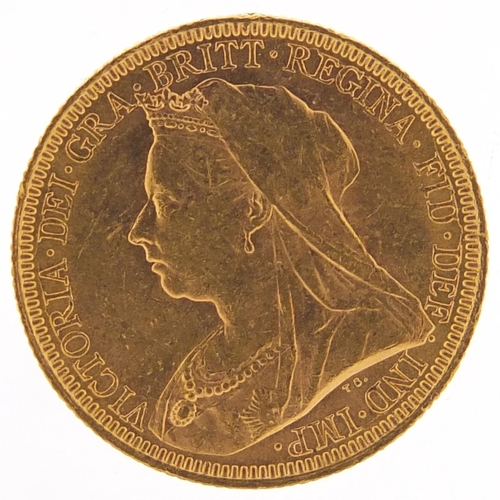 384 - Queen Victoria 1896 gold sovereign - this lot is sold without buyer’s premium, the hammer price is t... 