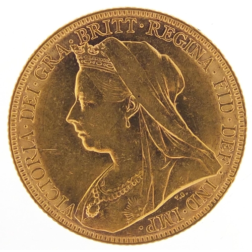 347 - Queen Victoria 1899 gold sovereign, Melbourne mint - this lot is sold without buyer’s premium, the h... 