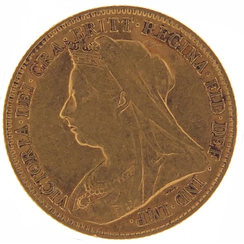 345 - Queen Victoria 1896 gold half sovereign - this lot is sold without buyer’s premium, the hammer price... 