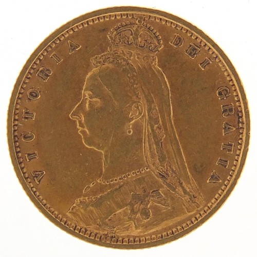 349 - Queen Victoria Jubilee Head 1892 gold half sovereign - this lot is sold without buyer’s premium, the... 