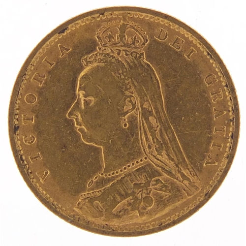 375 - Queen Victoria Jubilee Head 1892 gold half sovereign - this lot is sold without buyer’s premium, the... 