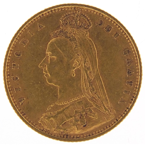 408 - Queen Victoria Jubilee Head 1892 gold half sovereign - this lot is sold without buyer’s premium, the... 