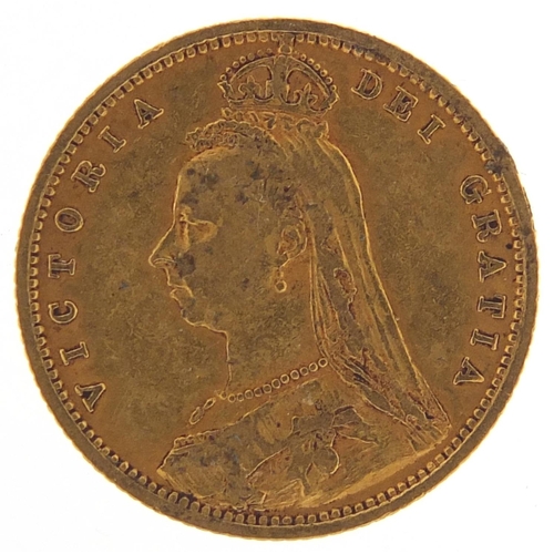 413 - Queen Victoria Jubilee Head 1892 gold half sovereign - this lot is sold without buyer’s premium, the... 