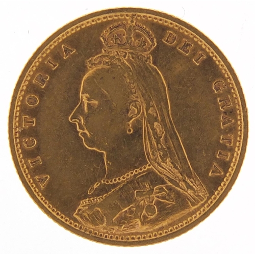 452 - Queen Victoria Jubilee Head 1892 gold half sovereign - this lot is sold without buyer’s premium, the... 