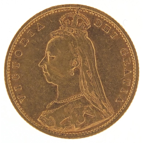 463 - Queen Victoria Jubilee Head 1892 gold half sovereign - this lot is sold without buyer’s premium, the... 