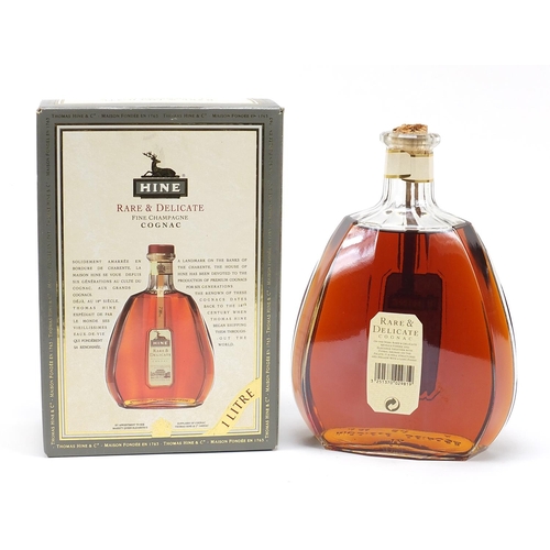 505 - Bottle of Hine Rare & Delicate Fine Champagne Cognac with box