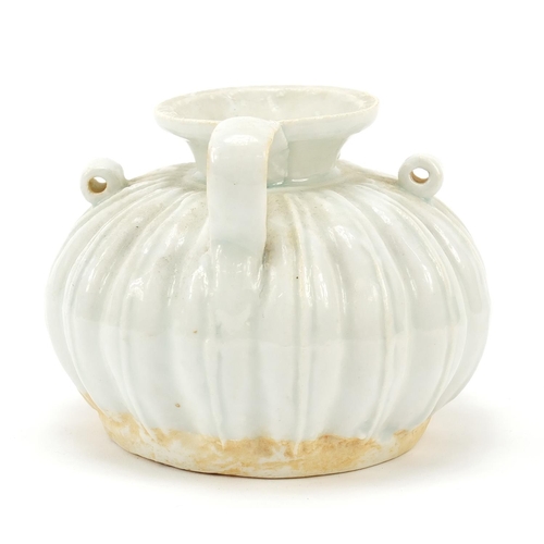 968 - Chinese porcelain teapot having a celadon glaze, 10cm in length