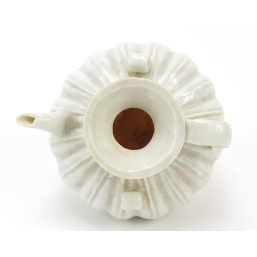 968 - Chinese porcelain teapot having a celadon glaze, 10cm in length