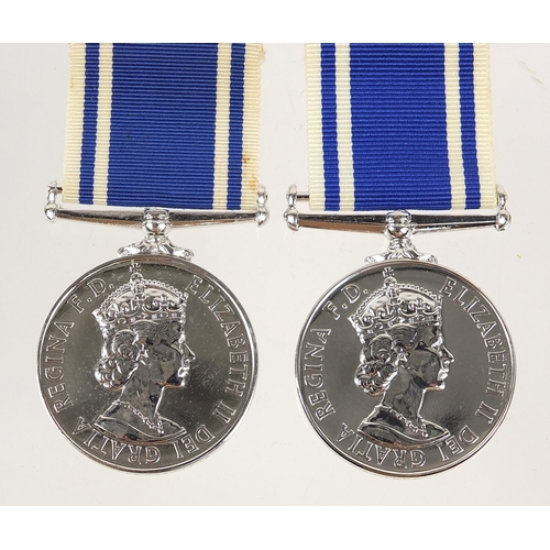 523 - Two Elizabeth II Police Long Service & Good Conduct medals awarded to CONST RONALD OSBORNE and CONST... 