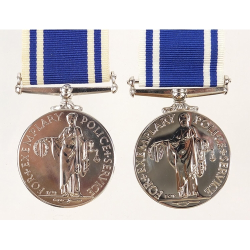 698 - Two Elizabeth II Police Long Service & Good Conduct medals awarded to CONST. JOHN S MILES and CONST.... 