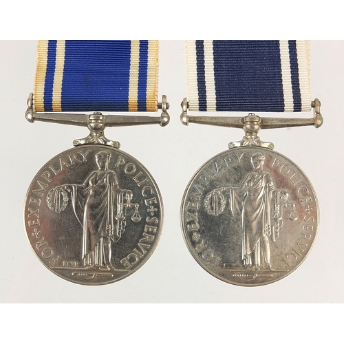 532 - Two Elizabeth II Police Long Service & Good Conduct medals awarded to CONST. JAMES FLOOD and CONST. ... 