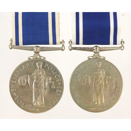 434 - Two Elizabeth II Police Long Service & Good Conduct medals awarded to CONST. GEORGE E. KERLATH  and ... 