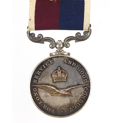 437 - British military Elizabeth II Royal Air Force Long Service & Good Conduct medal awarded to G3515990 ... 