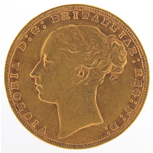153 - Victoria Young Head 1878 gold sovereign with fitted case - this lot is sold without buyer’s premium,... 