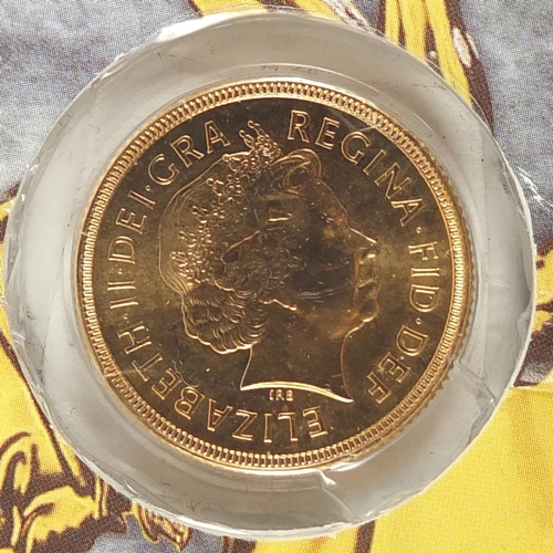 157 - Elizabeth II 2000 gold bullion sovereign in original packaging - this lot is sold without buyer’s pr... 