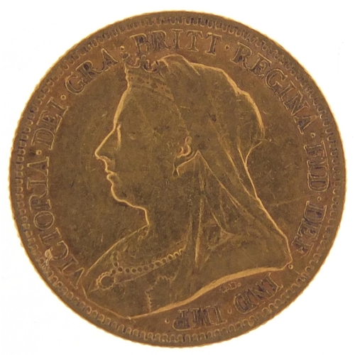 175 - Queen Victoria 1893 gold half sovereign - this lot is sold without buyer’s premium, the hammer price... 