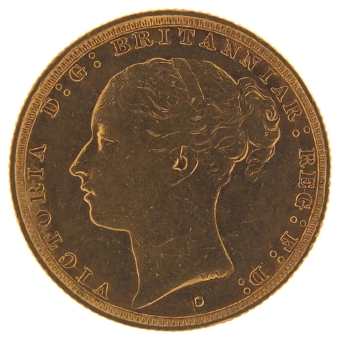 182 - Victoria Young Head 1886 gold sovereign, Sydney Mint  - this lot is sold without buyer’s premium, th... 