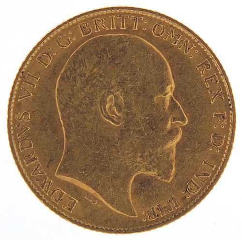 184 - Edward VII 1909 gold half sovereign - this lot is sold without buyer’s premium, the hammer price is ... 