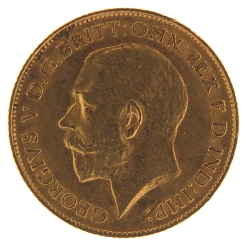 189 - George V 1914 gold half sovereign - this lot is sold without buyer’s premium, the hammer price is th... 