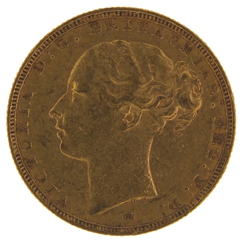 191 - Victoria Young Head 1880 gold sovereign, Melbourne Mint - this lot is sold without buyer’s premium, ... 