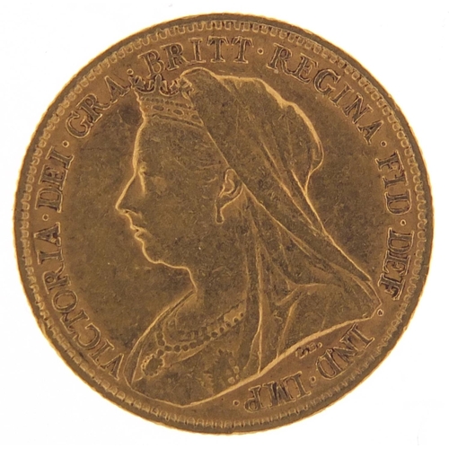 198 - Queen Victoria 1898 gold half sovereign - this lot is sold without buyer’s premium, the hammer price... 