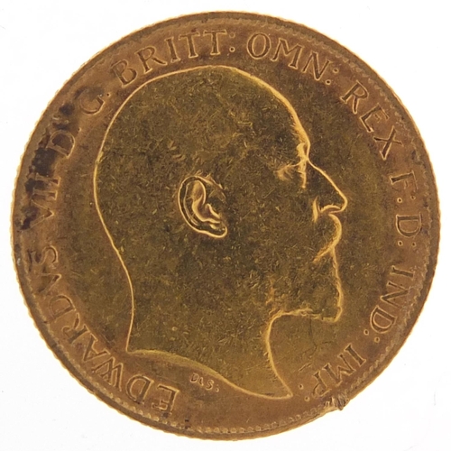 199 - Edward VII 1910 gold half sovereign - this lot is sold without buyer’s premium, the hammer price is ... 