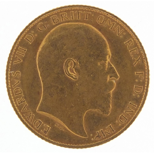 205 - Edward VII 1906 gold half sovereign - this lot is sold without buyer’s premium, the hammer price is ... 