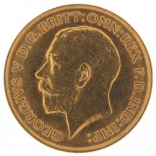 207 - George V 1914 gold half sovereign - this lot is sold without buyer’s premium, the hammer price is th... 