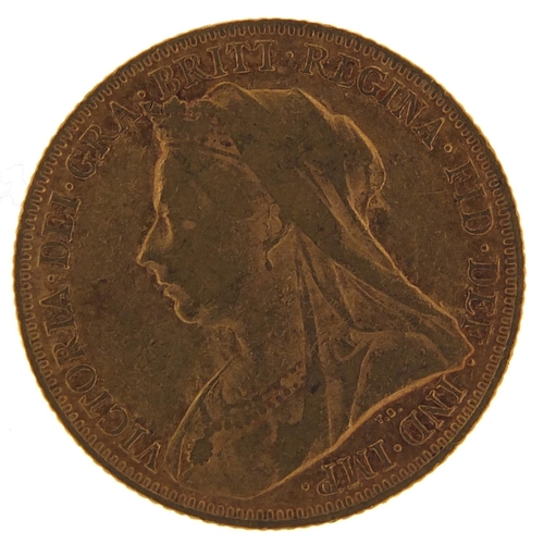 223 - Queen Victoria 1901 gold sovereign - this lot is sold without buyer’s premium, the hammer price is t... 