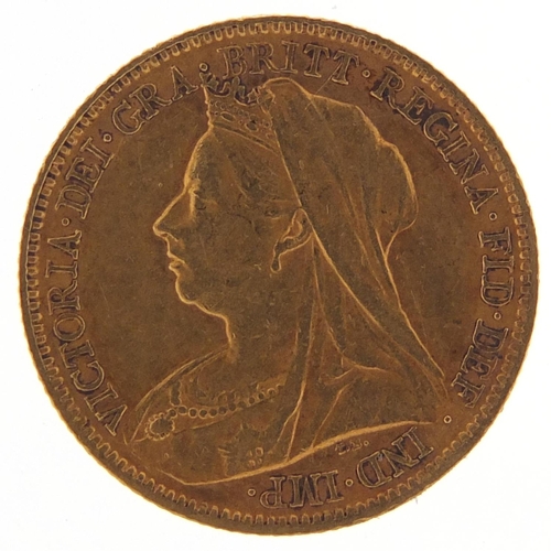 224 - Queen Victoria 1901 gold half sovereign - this lot is sold without buyer’s premium, the hammer price... 