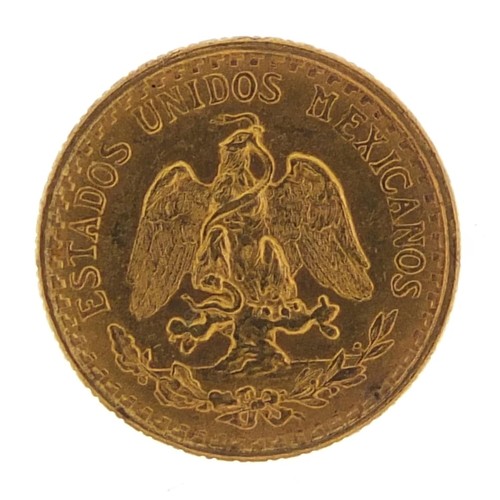 228 - Mexican 1945 gold two pesos, 1.6g - this lot is sold without buyer’s premium, the hammer price is th... 