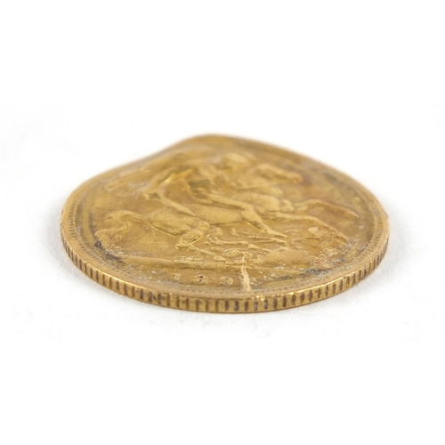 230 - Queen Victoria 1896 gold half sovereign - this lot is sold without buyer’s premium, the hammer price... 