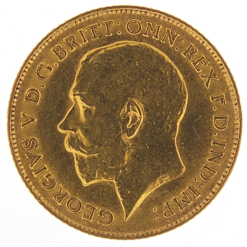 232 - George V 1914 gold half sovereign - this lot is sold without buyer’s premium, the hammer price is th... 